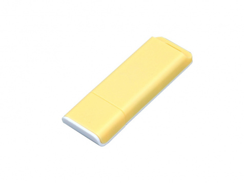 USB 2.0- флешка на 32 Гб с оригинальным двухцветным корпусом