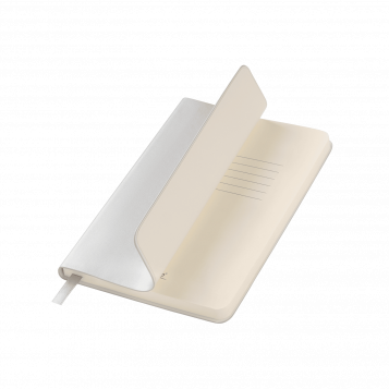 Ежедневник Спарк мини (Spark mini) A6 недатированный, серебряный