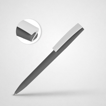 Ручка пластиковая soft-touch шариковая «Zorro»