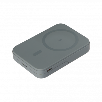 Внешний аккумулятор Юнион PD (Union PD) 10000mAh с функцией беспроводной зарядки 15W, серый