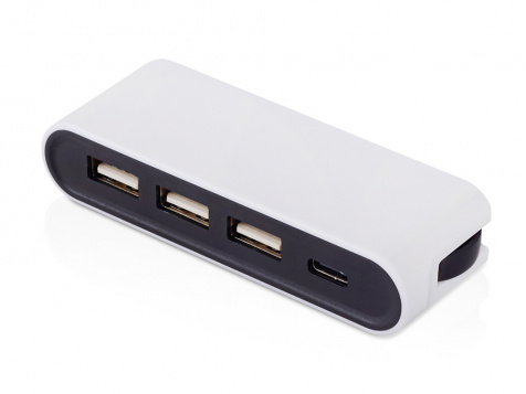 USB-хаб «Hubix» с коннектором 2-в-1 USB-C и USB-A, 2.0