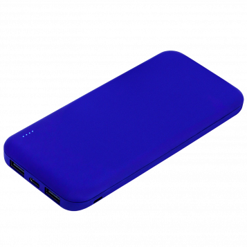 Внешний аккумулятор с подсветкой Люче Ультрамарин (Luce Ultramarine) 10000 mAh, ярко-синий
