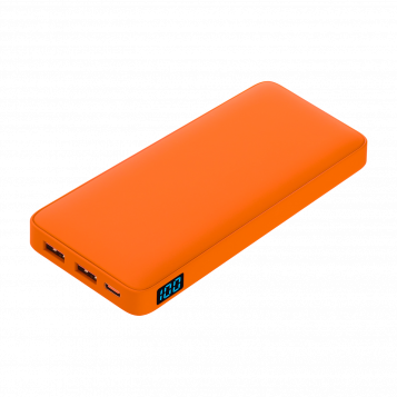 Внешний аккумулятор с подсветкой Анкор Плюс PD (Ancor PD Plus) 10000 mAh, оранжевый