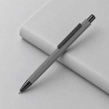 Металлическая шариковая ручка «Ellipse gum» soft touch с зеркальной гравировкой