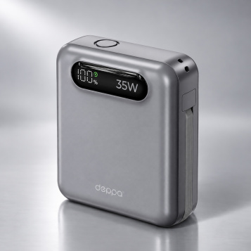 Внешний АКБ NRG Turbo Cable 10000 mAh, 35Вт