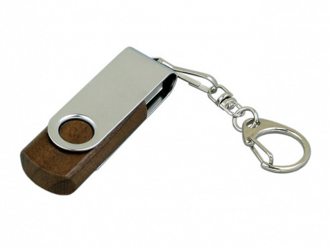 USB 2.0- флешка промо на 32 Гб с поворотным механизмом