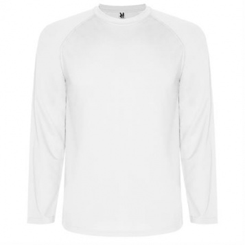 Спортивная футболка MONTECARLO L/S мужская, БЕЛЫЙ XL