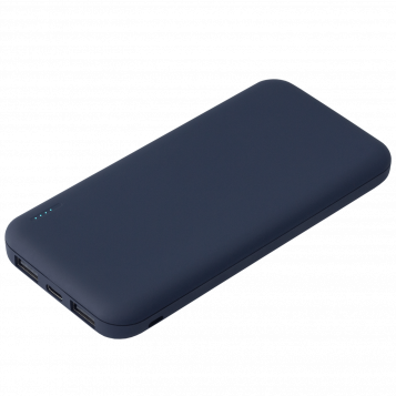 Внешний аккумулятор с подсветкой Люче (Luce) 10000 mAh, синий