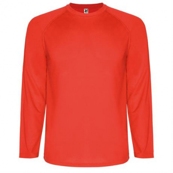 Спортивная футболка MONTECARLO L/S мужская, КРАСНЫЙ L