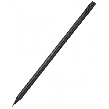 Карандаш с цветным корпусом Negro, черный